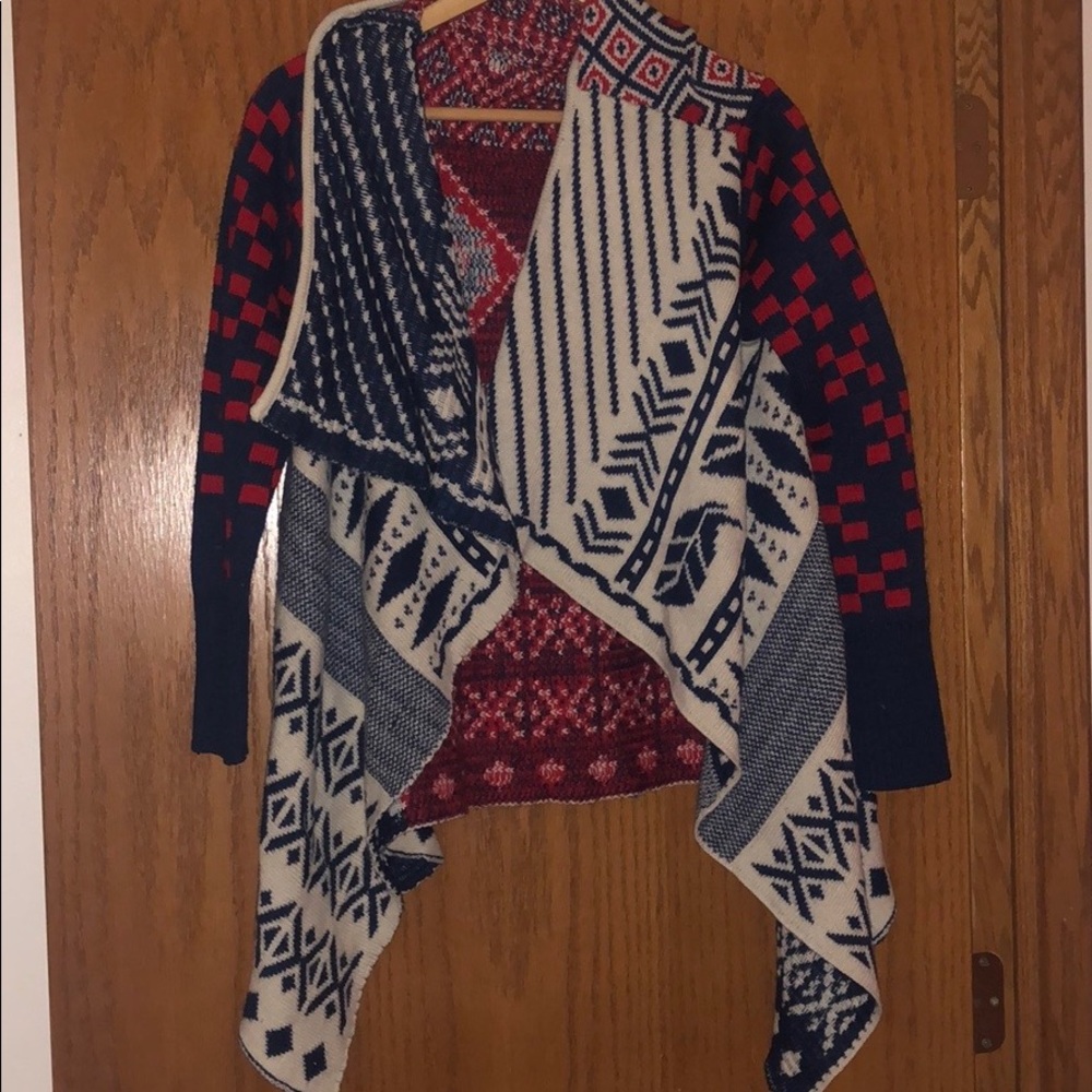 Colorful sweater cardigan